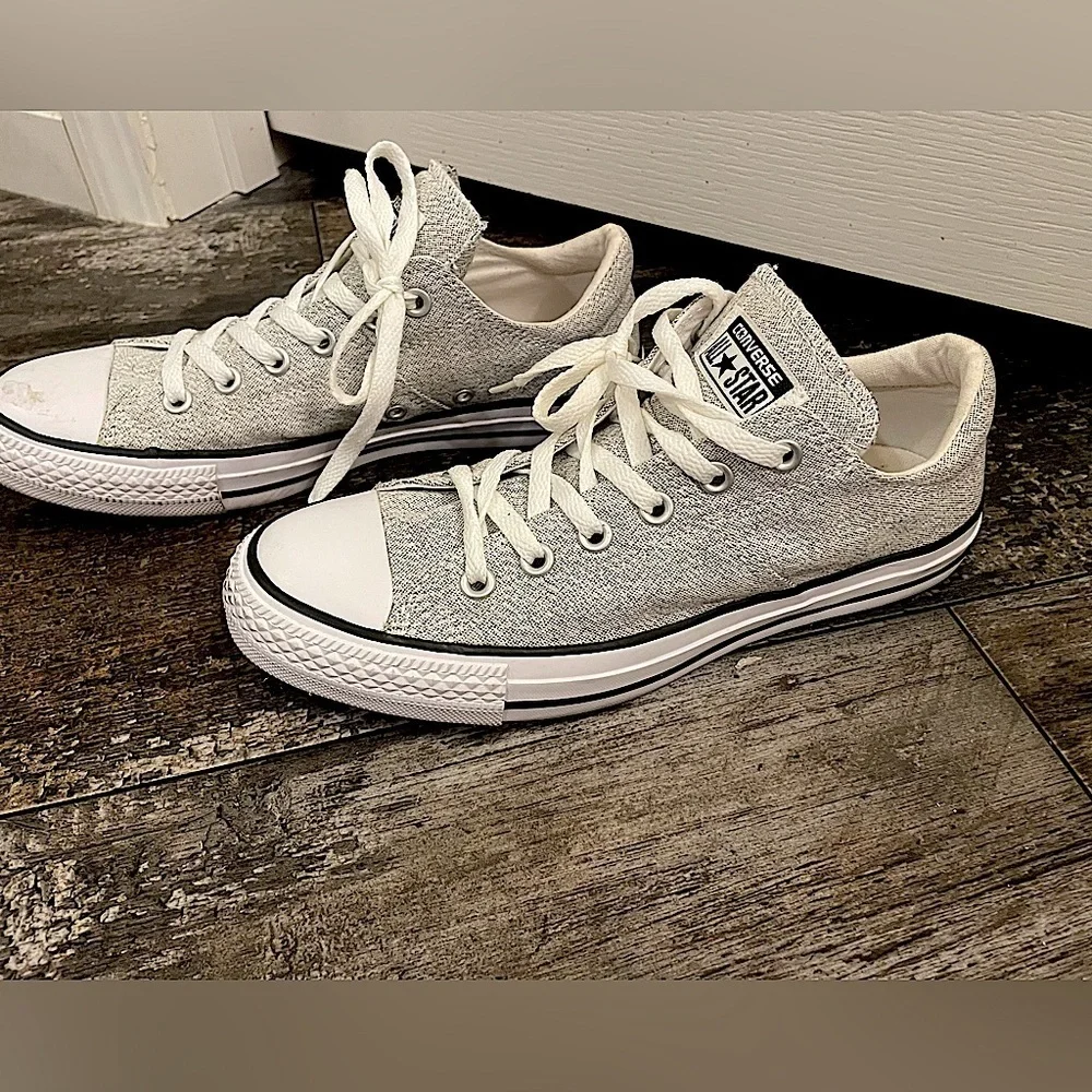 Converse Gray Chuck Taylor Low Tops